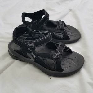 Columbia boys black sandals walking sport 1